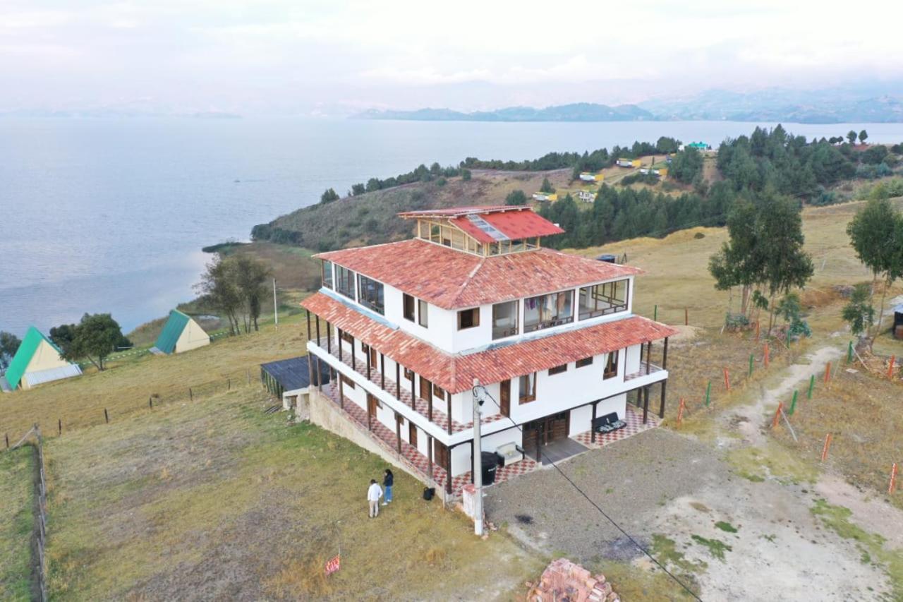 Hotel Tota Eliseo Playa Blanca Lago De Tota Ngoại thất bức ảnh